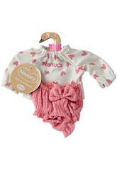 Nenuco Ropita Casual 35 cm. Ensemble de coeurs