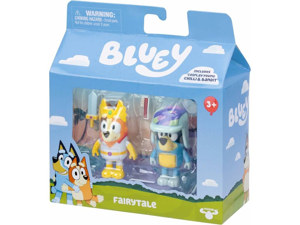 Bluey Fairy Tale Pack avec 2 figurines