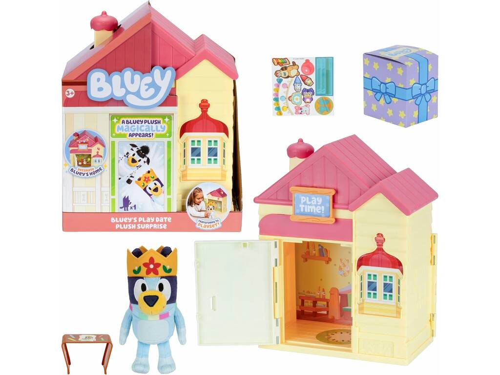 Bluey Casa com Peluche Surpresa