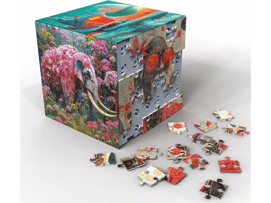 Puzzle 3D Wonder Cube 6 en 1 avec 216 pièces