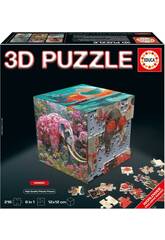 Puzzle 3D Wonder Cube 6 en 1 avec 216 pices