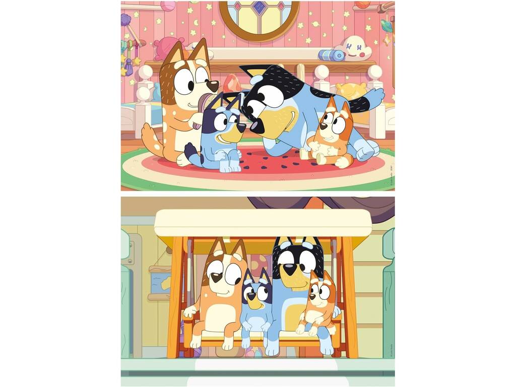 Casse-tête en bois 2X16 Bluey