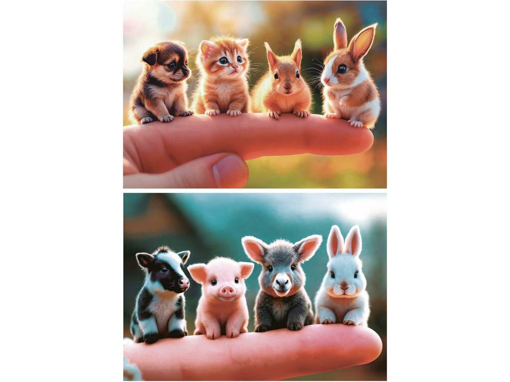 Puzzle 2X20 Bébés animaux