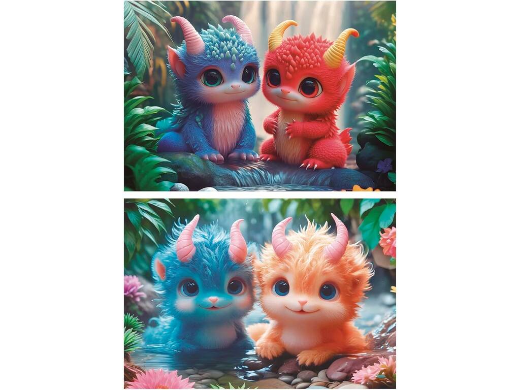 Casse-tête 2X100 Monstres adorables