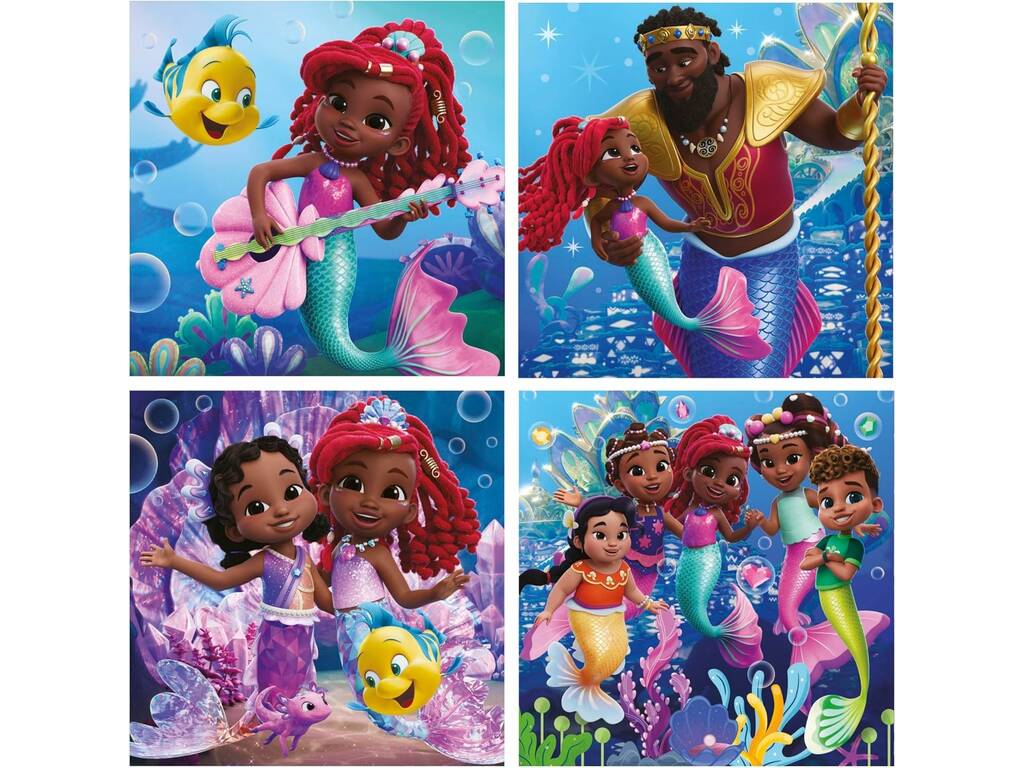 Puzzle progressif 12-16-20-25 Ariel