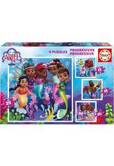 Puzzle progressif 12-16-20-25 Ariel