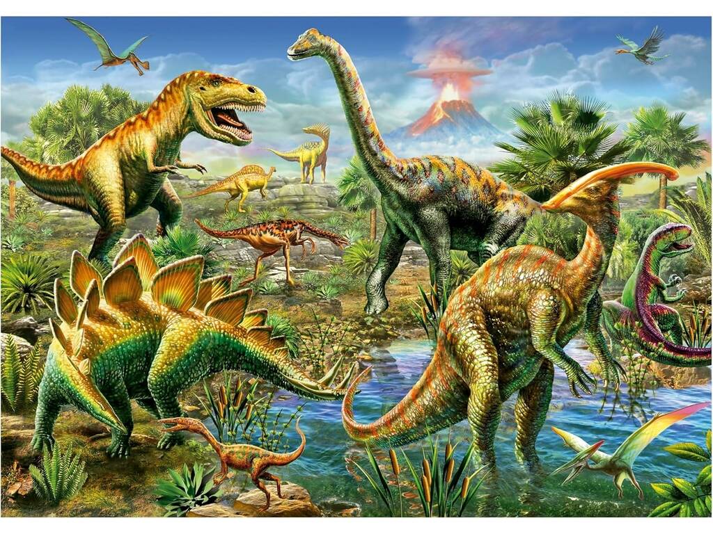 Puzzle 500 Cour jurassique