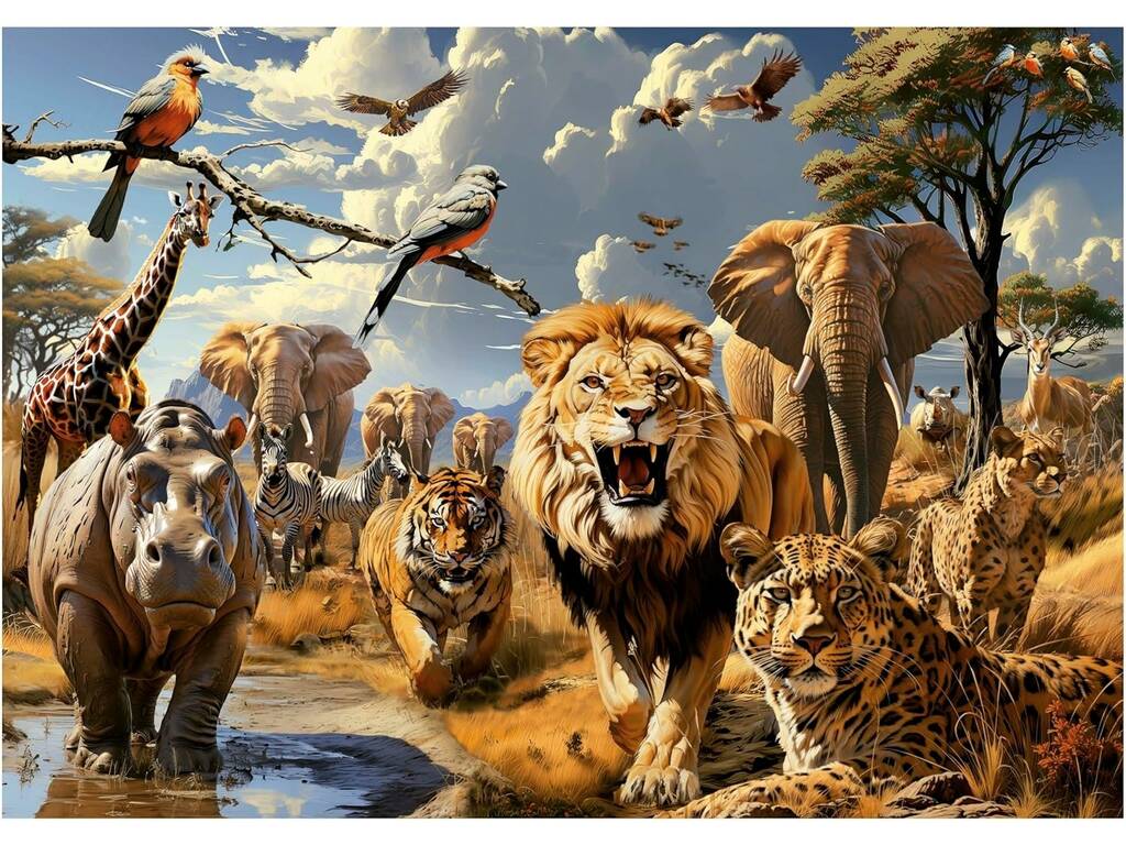 Puzzle 1000 Animales Salvajes