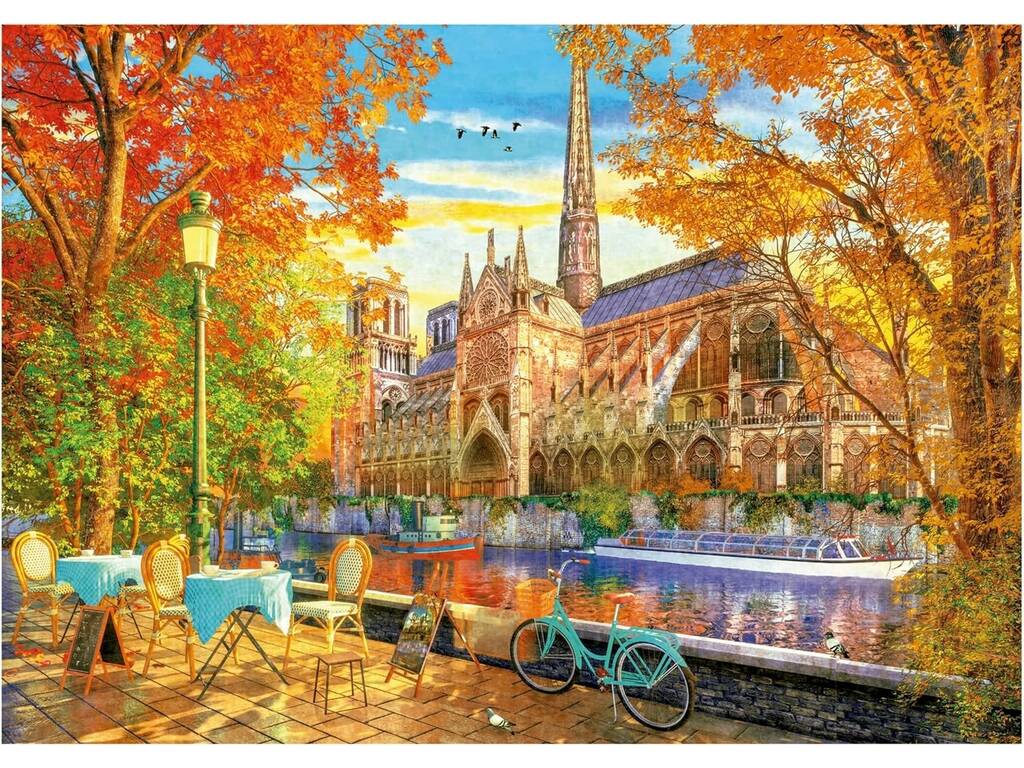 Puzzle 1000 L'automne à Notre Dame