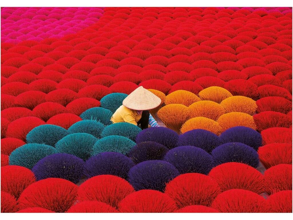 Puzzle 1000 Aldea del Incienso, Vietnam