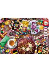 Puzzle 2000 A Mesa de Costura