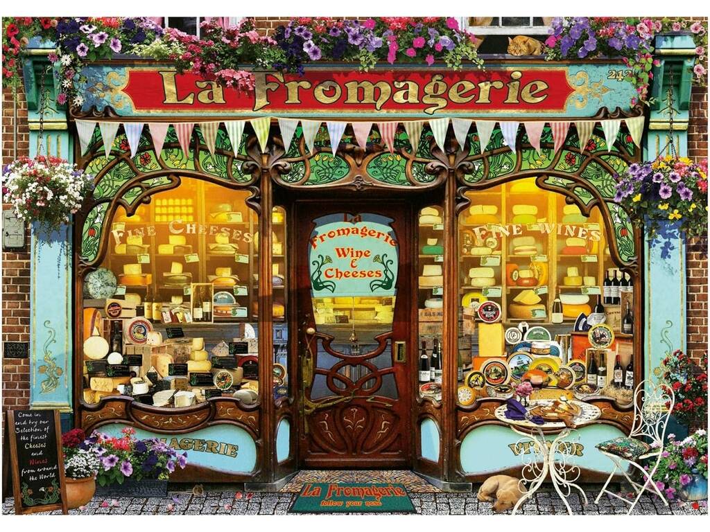 Puzzle 2000 Le magasin de fromages fins