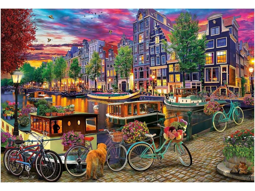 Puzzle 6000 bicyclettes à Amsterdam