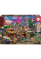 Puzzle 6000 Bicicletas em Amesterdo