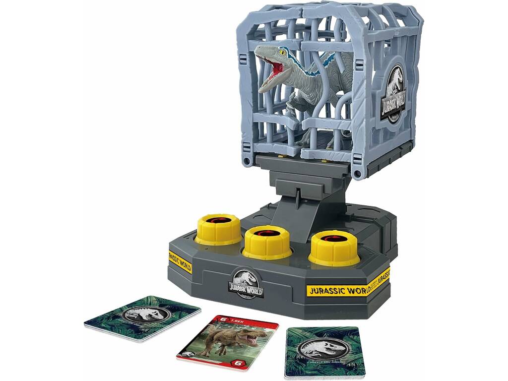 Jeu de casse-cage Jurassic World avec Vélociraptor
