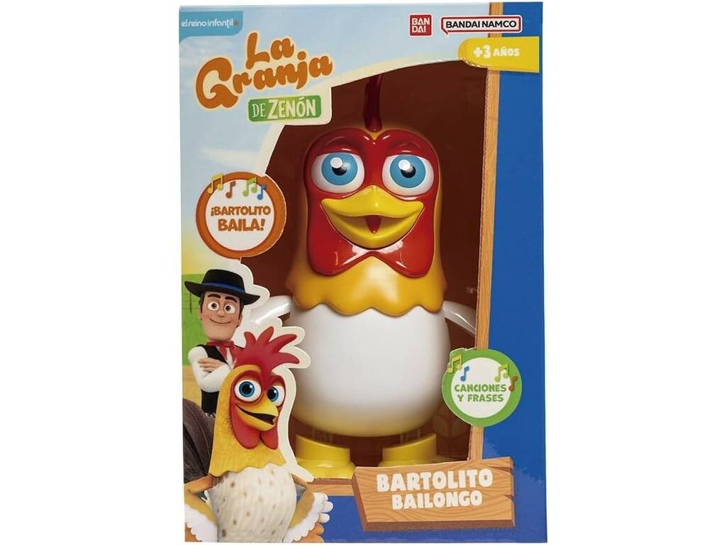 La Granja de Zenón Muñeco Bartolito Bailongo de 20 cm