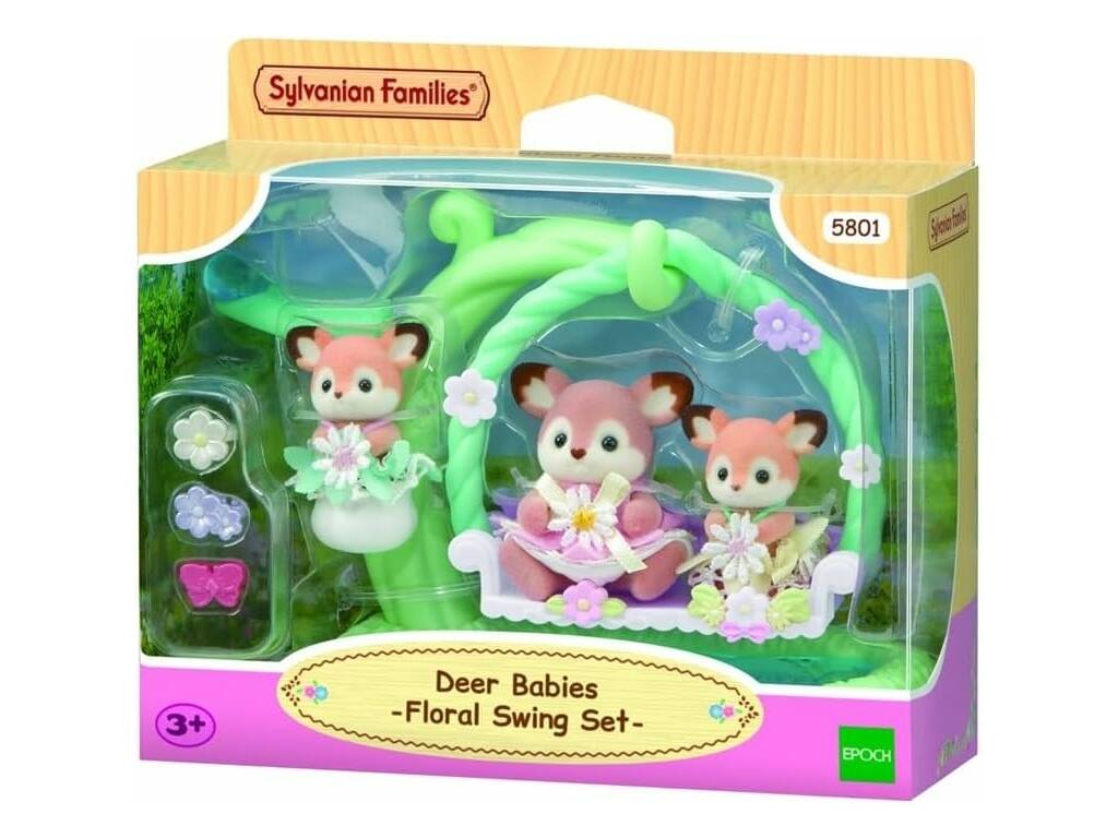 Sylvanian Families Le cerf dans la balançoire Bébés