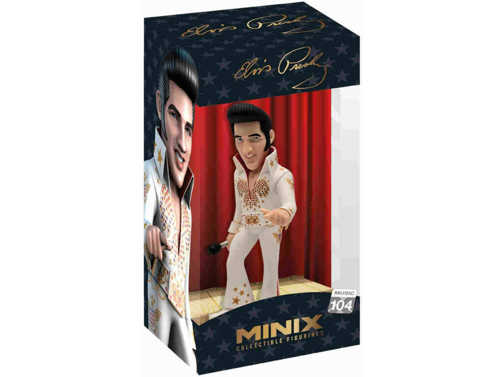 Minix Elvis Presley Figura Elvis Traje Blanco