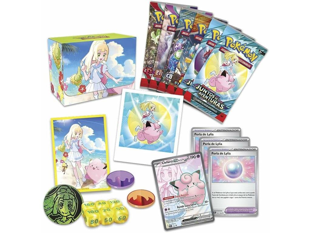 Pokémon TCG Pack Colección Torneo Prémium Lylia
