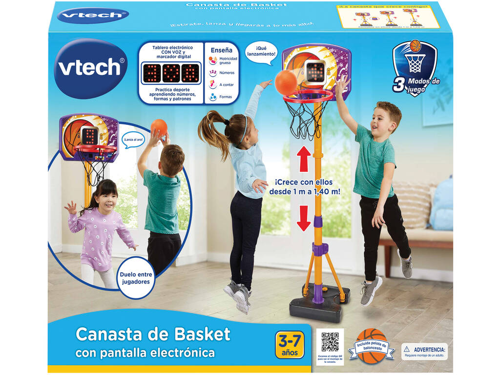 Panier de basket-ball avec affichage électronique