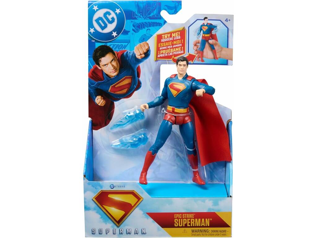 Superman DC Studios Figurine Epic Strike Superman de 15 cm