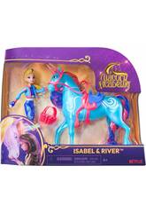 Pack Acadmie de la Licorne Poupe Isabel et Licorne Rivire