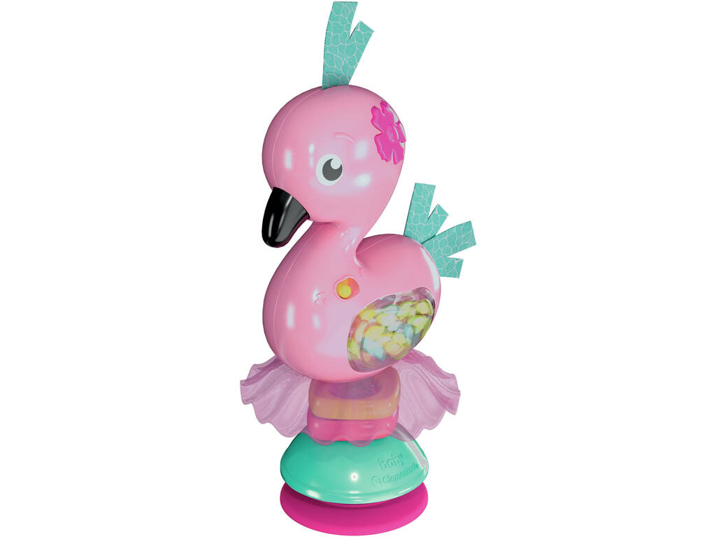Hochet à sons pour bébé Clementoni Fancy Flamingo