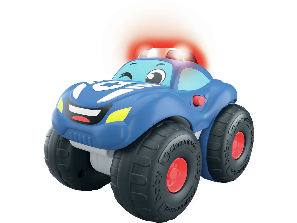 Baby Clementoni Veículo Roger Carro de Polícia com Luz e Sons