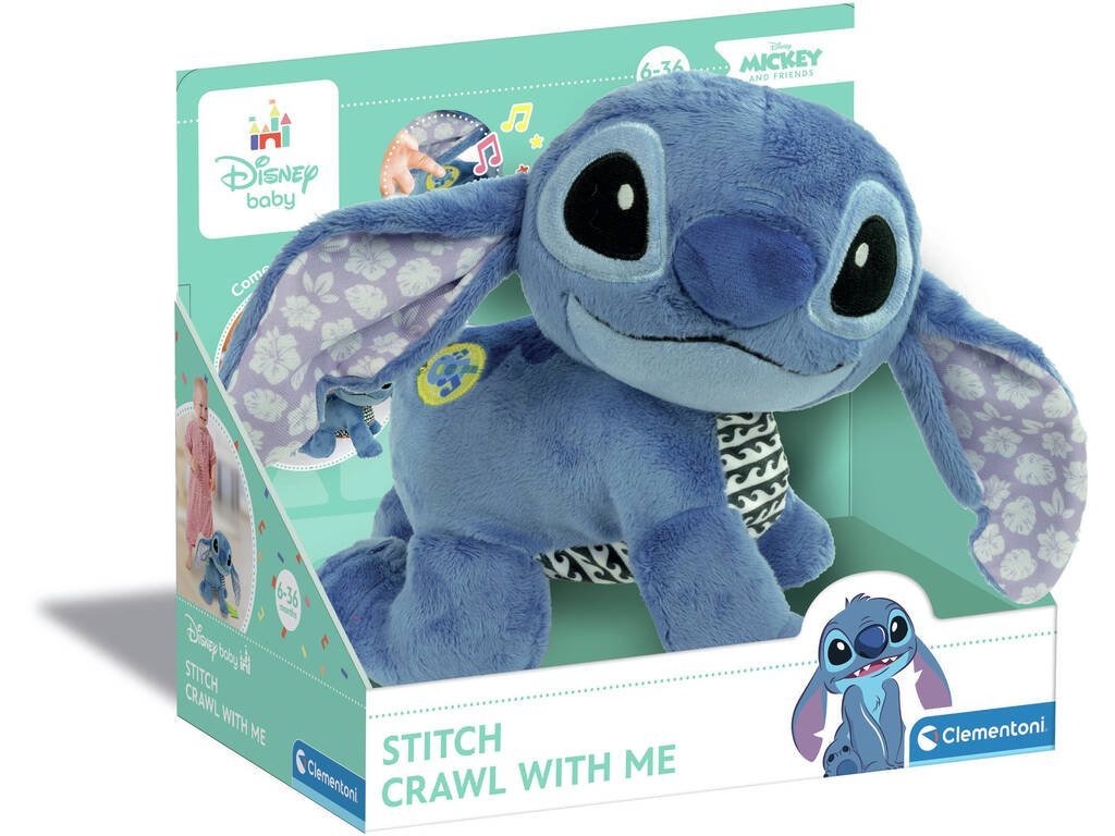 Disney Stitch Poupée Stitch Rampe avec moi