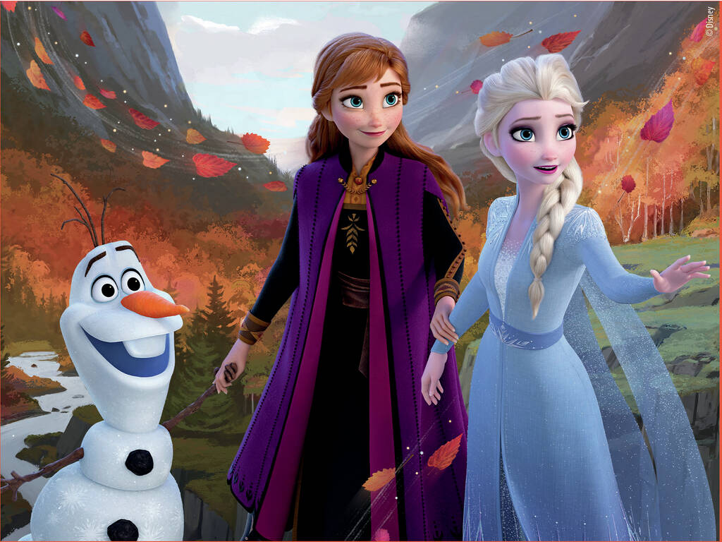Puzzle 12 cubes Disney Frozen