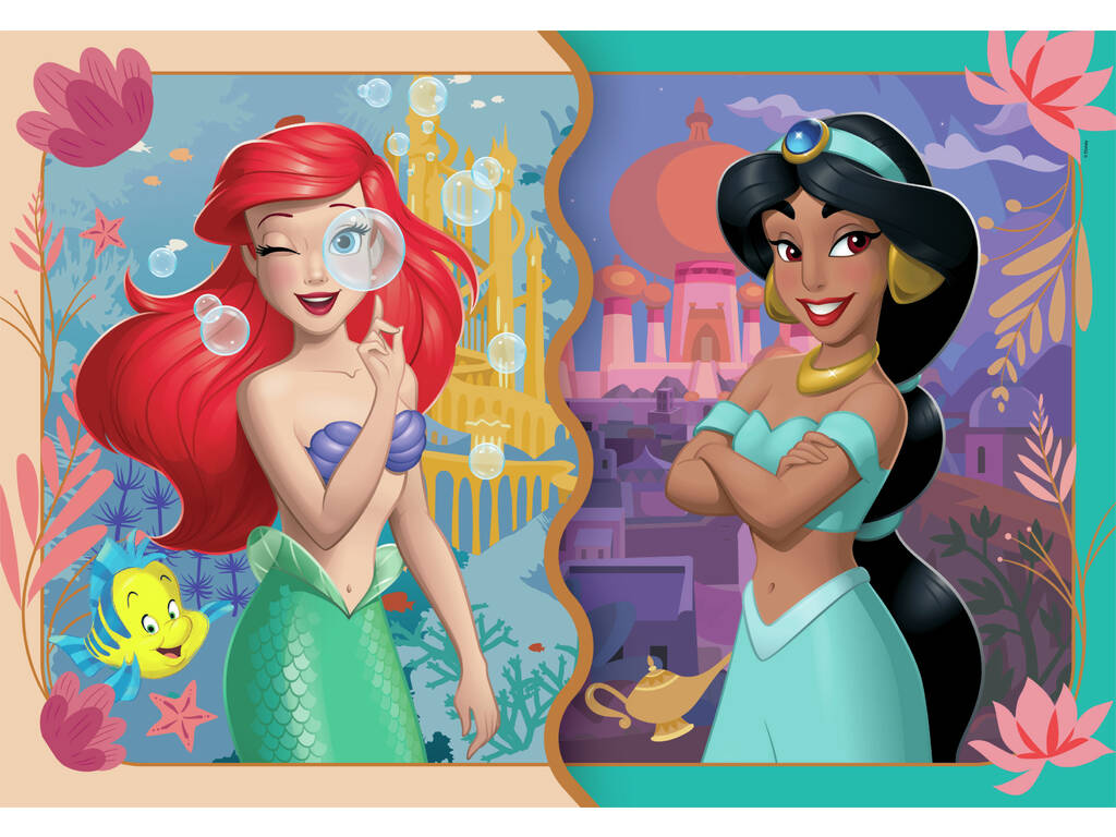 Puzzle 2X20 Princesses Disney