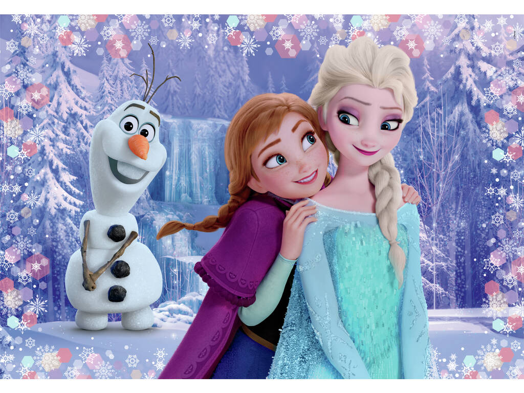 Puzzle Supercolor 2X20 Disney La Reine des neiges 2