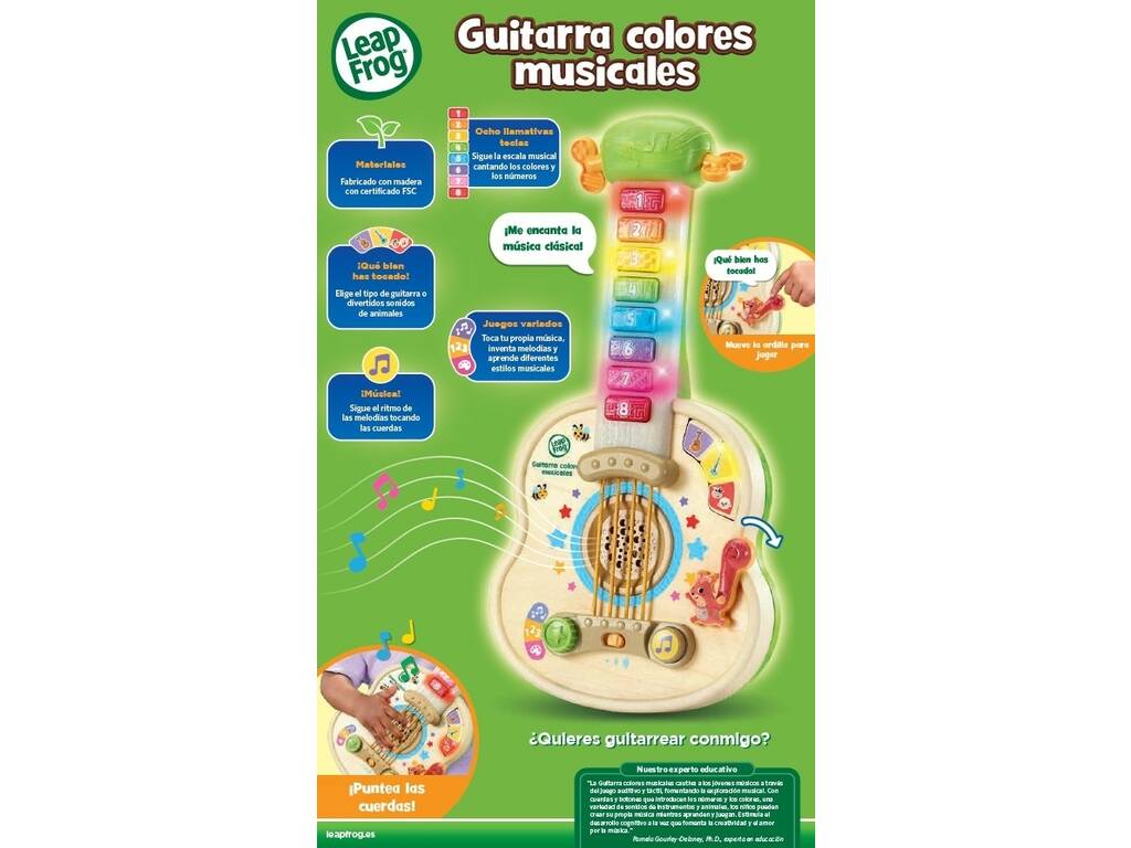 Leap Frog Guitare couleurs musicales