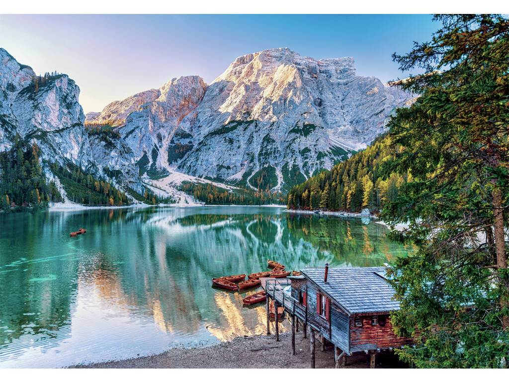 Puzzle 1000 Emerald Lake Braies