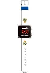 Montre LED Real Madrid blanche