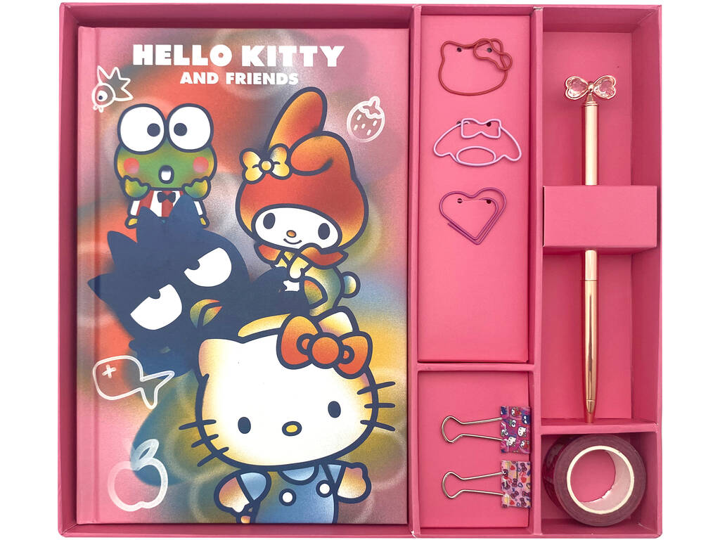 Hello Kitty And Friends Conjunto de Papelaria