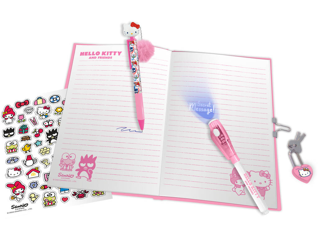 Hello Kitty and Friends Set avec journal magique