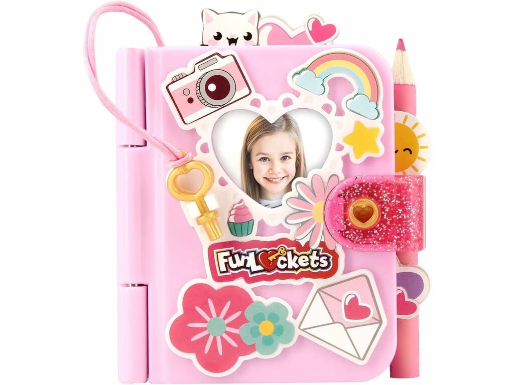 FunLockets Mini Diário Secreto com Surpresas