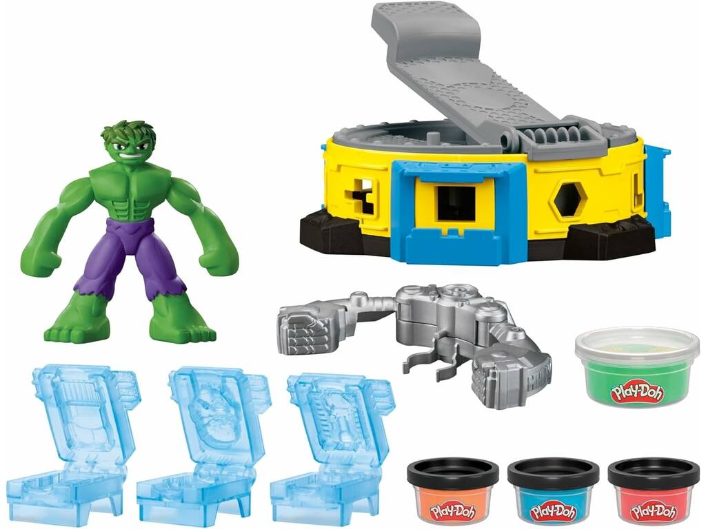 Playdoh Marvel Set Hulk Écrase et Modèle