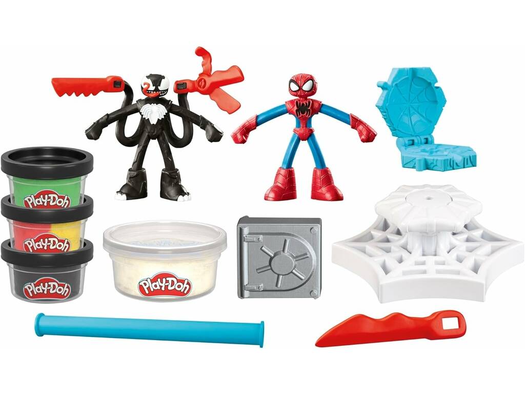 Playdoh Marvel Spiderman Lance et attrape