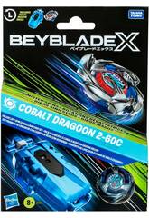 Beyblade X Set Premium Lançador com Cobalt Dragoon 2-60C