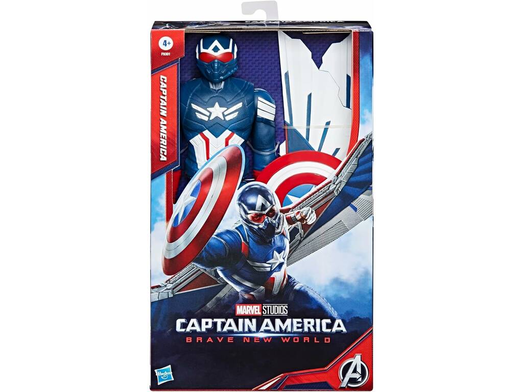 Figurine Captain America Brave New World Titan Hero Series Captain America