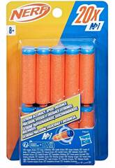 Nerf N Series 20 paquets de flchettes en mousse N1