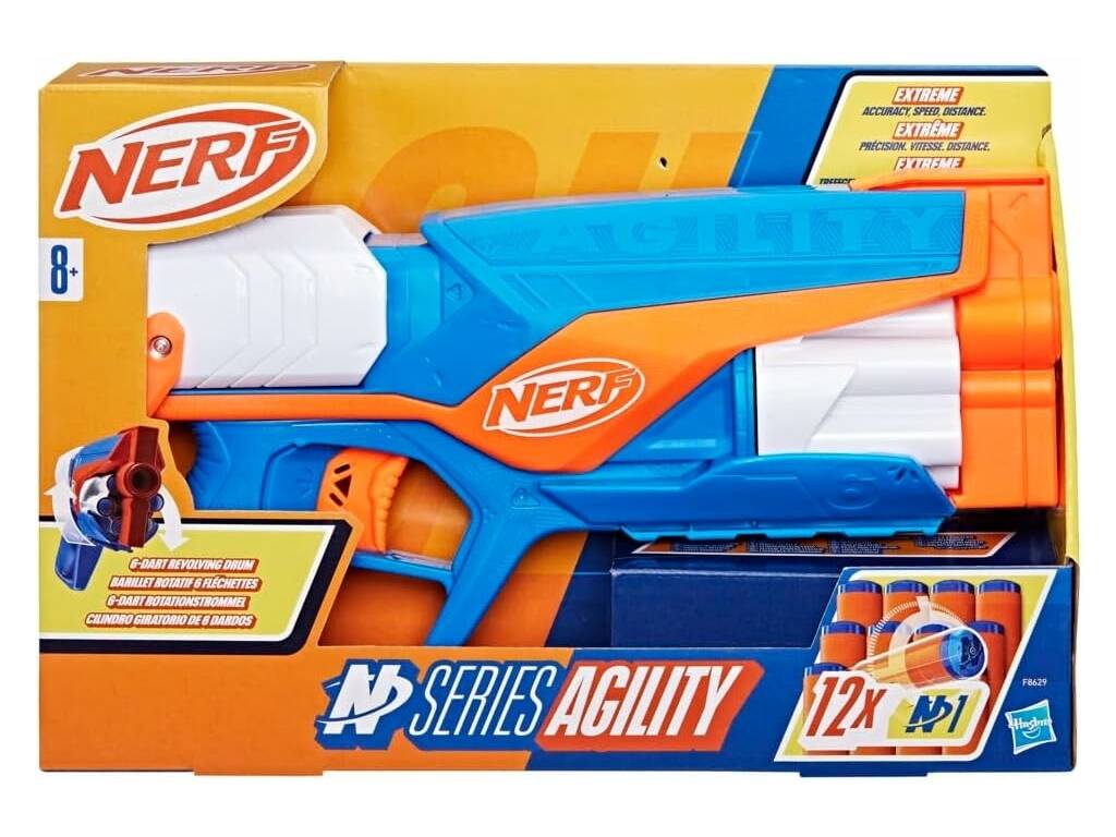 Lanceur Nerf N Series Agility avec 12 fléchettes