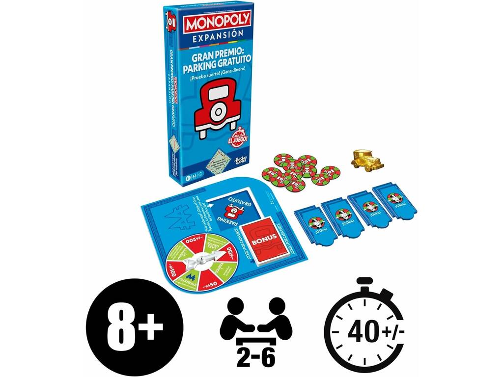Monopoly Expansión Gran Premio: Parking Gratuito