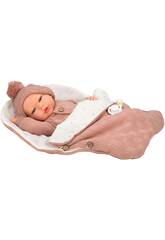 Boneca Bebé Reborn Elba de 40 cm com Saco de Dormir