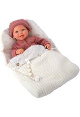 Boneca Beb Reborn Angelica de 45 cm com Manta