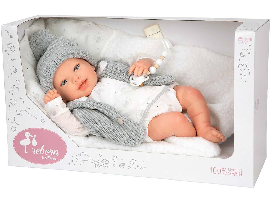 Poupée Reborn Daniela de 45 cm avec coussin