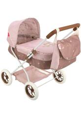 Poussette pour poupées avec capote et sac