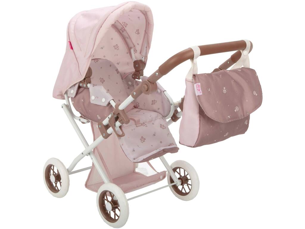 Poussette pour poupées avec capote Bear
